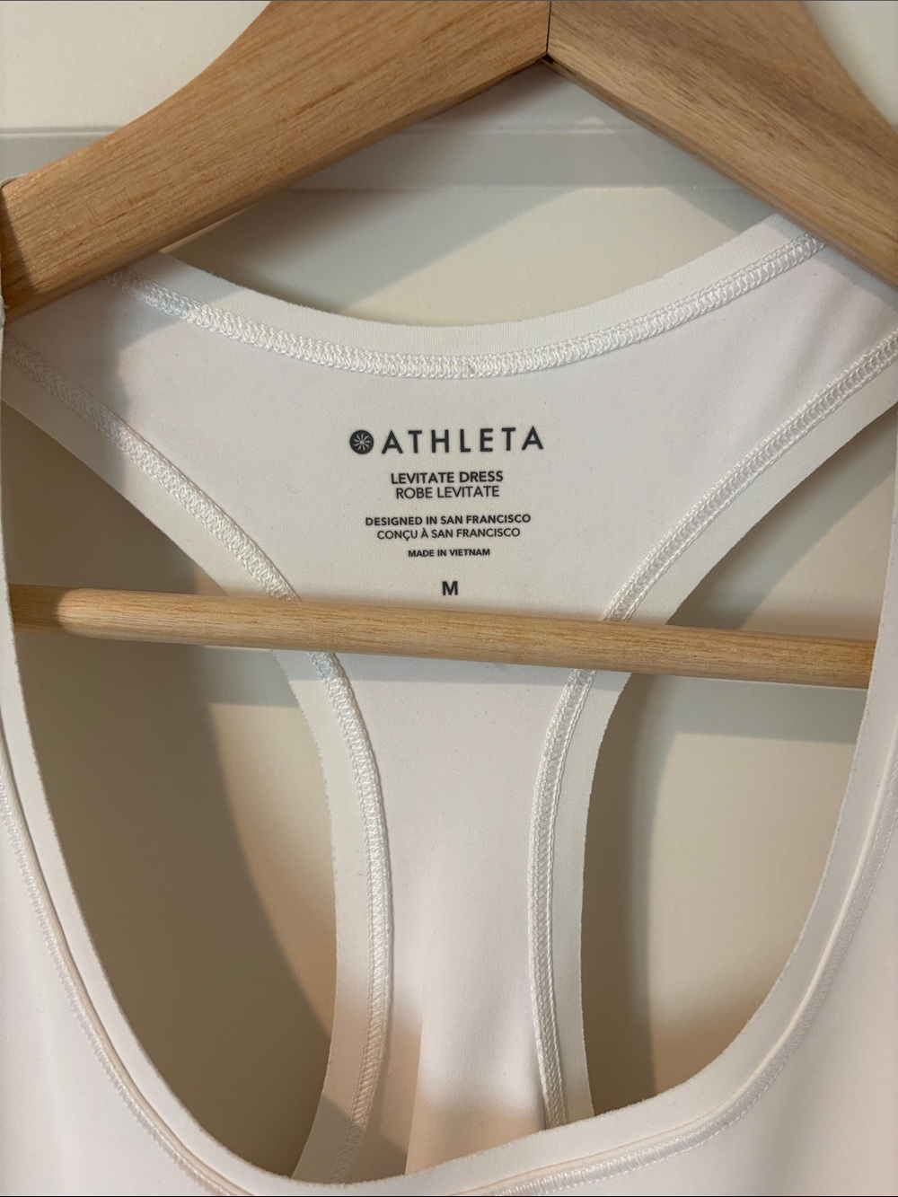Athleta White Racerback Active Dress - Picture 2 of 7